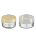 China supplier custom design transparent AS cosmetic plastic empty 20ml face cream jar